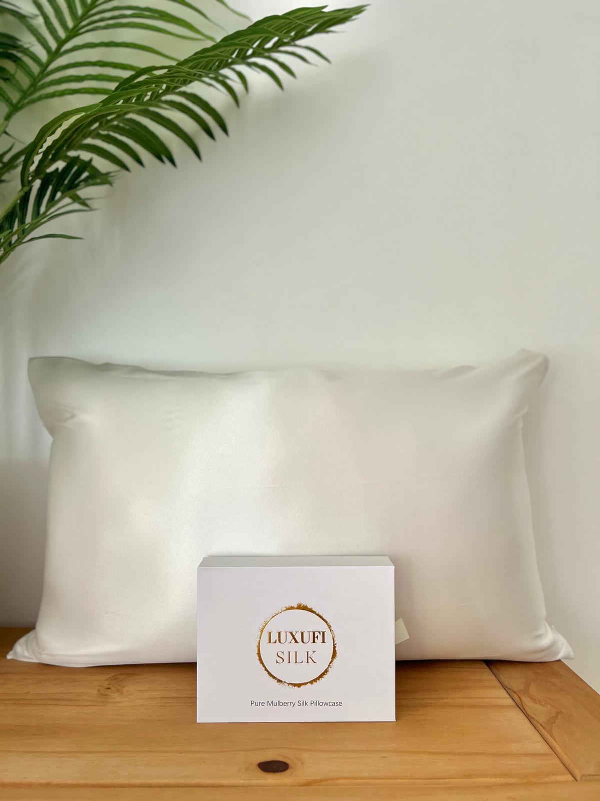 Ivory Mulberry Silk Pillowcase