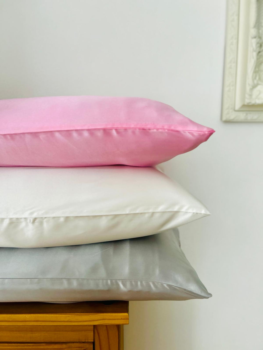 Grey Mulberry Silk Pillowcase