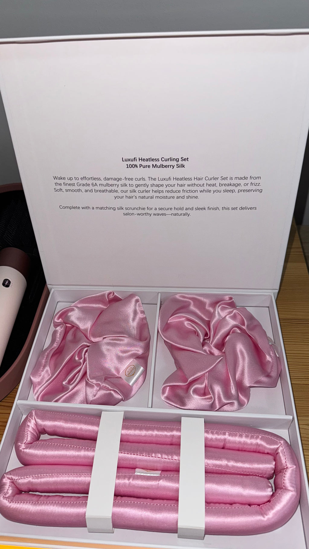 Mulberry Silk Heatless Hair Curler