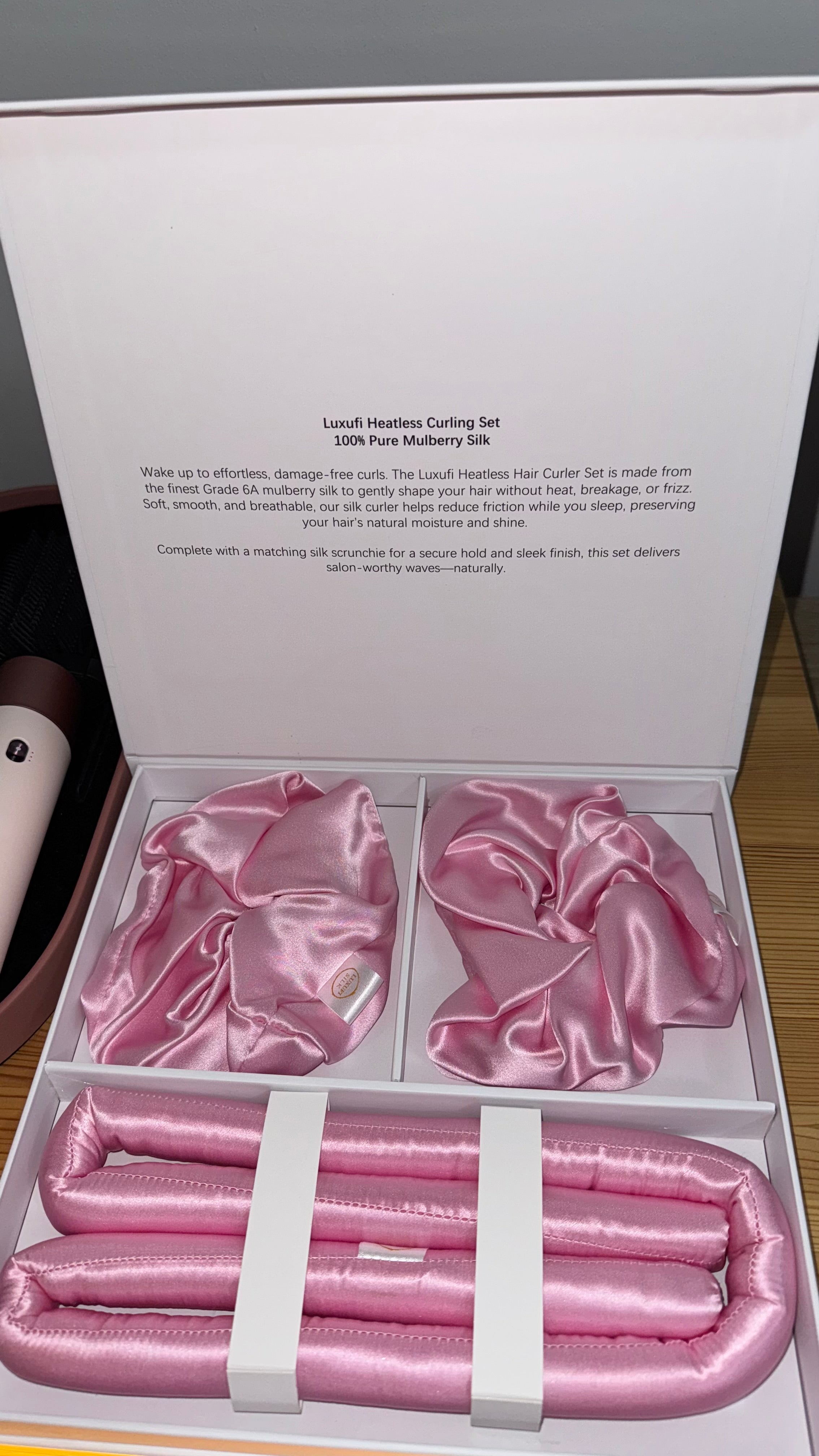 Mulberry Silk Heatless Hair Curler