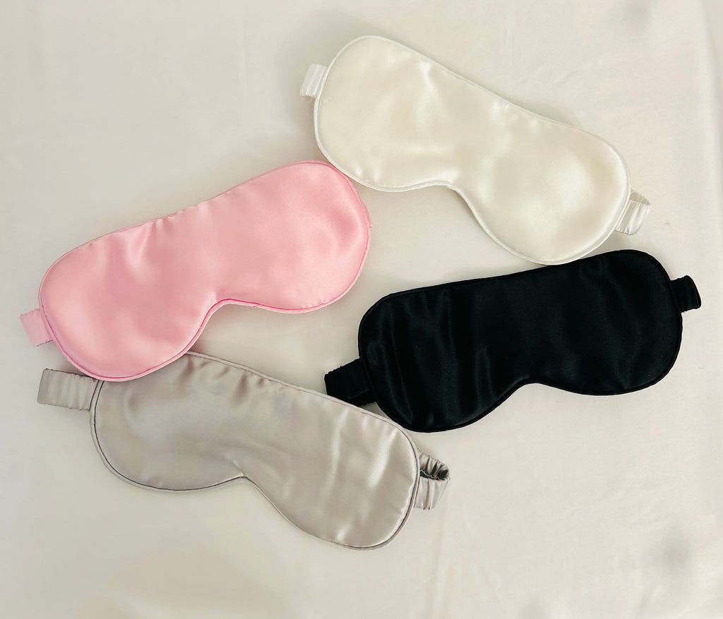 Black Mulberry Silk Eye Mask