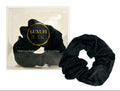 Black Mulberry Silk Hair Scrunchie