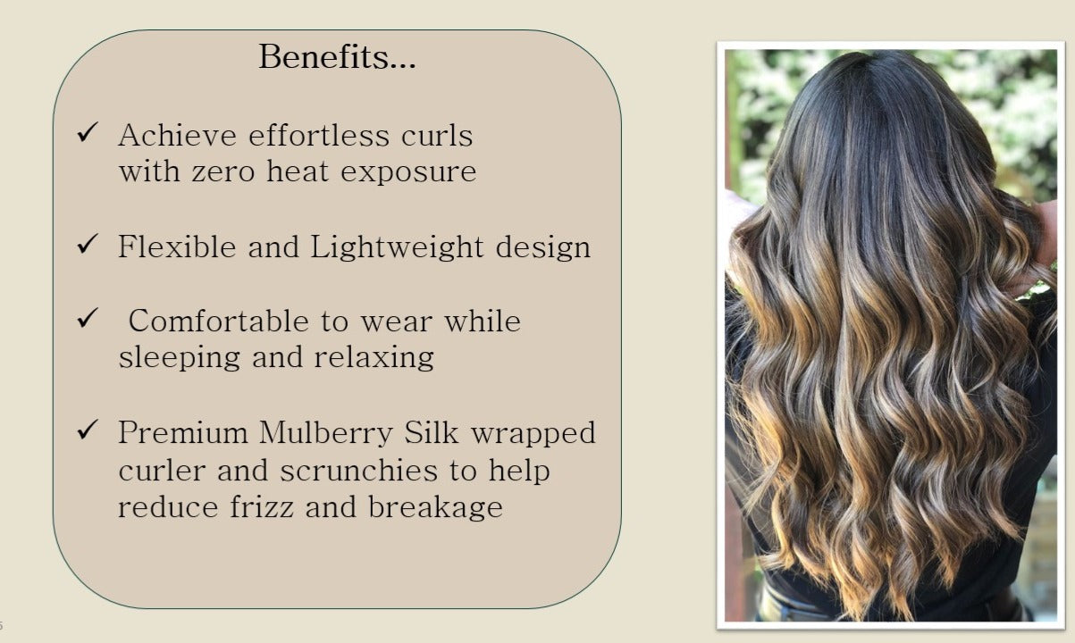 Mulberry Silk Heatless Hair Curler